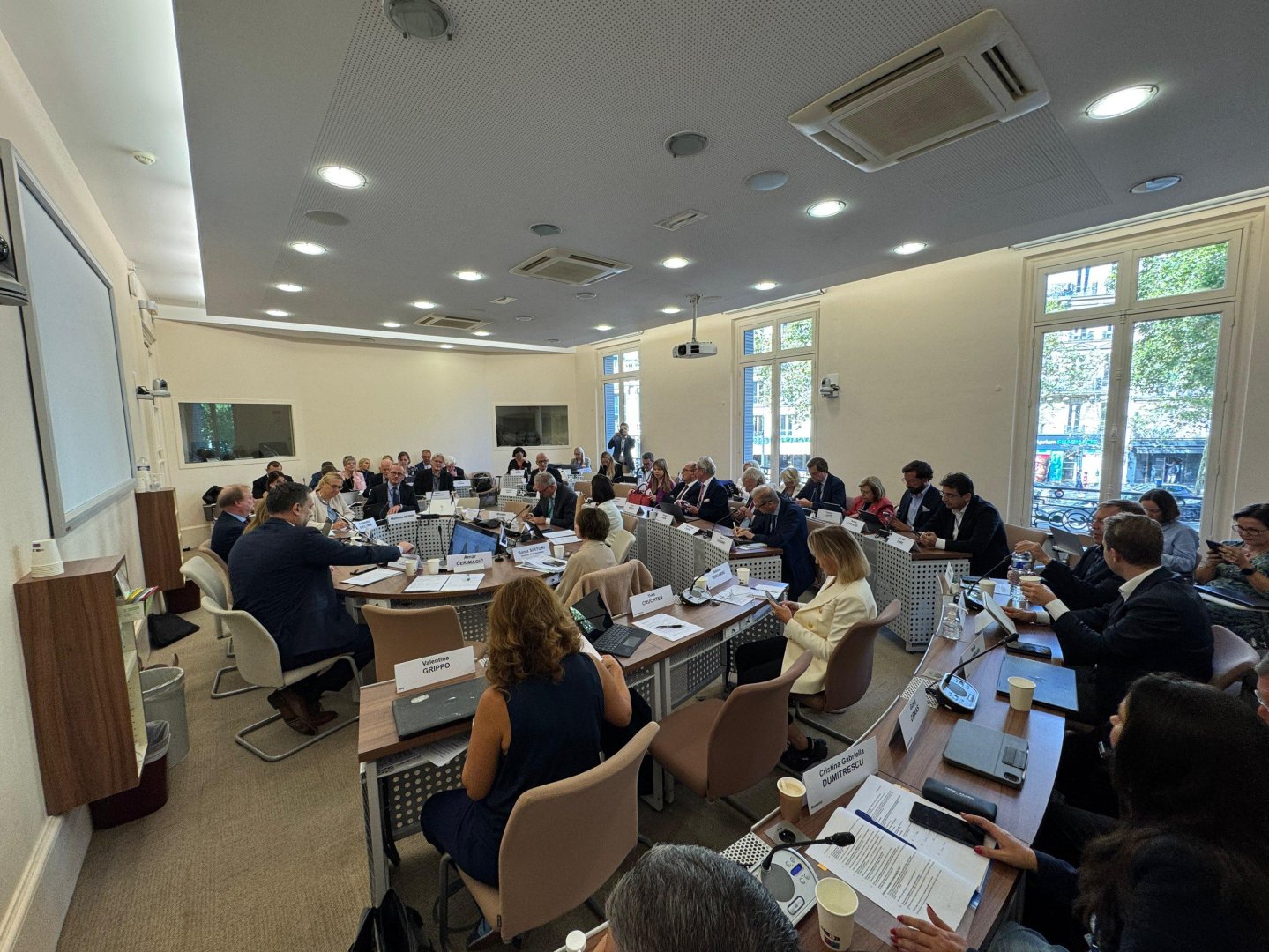 Konaković briefs CoE in Paris on Bosnia’s political challenges (PHOTO)