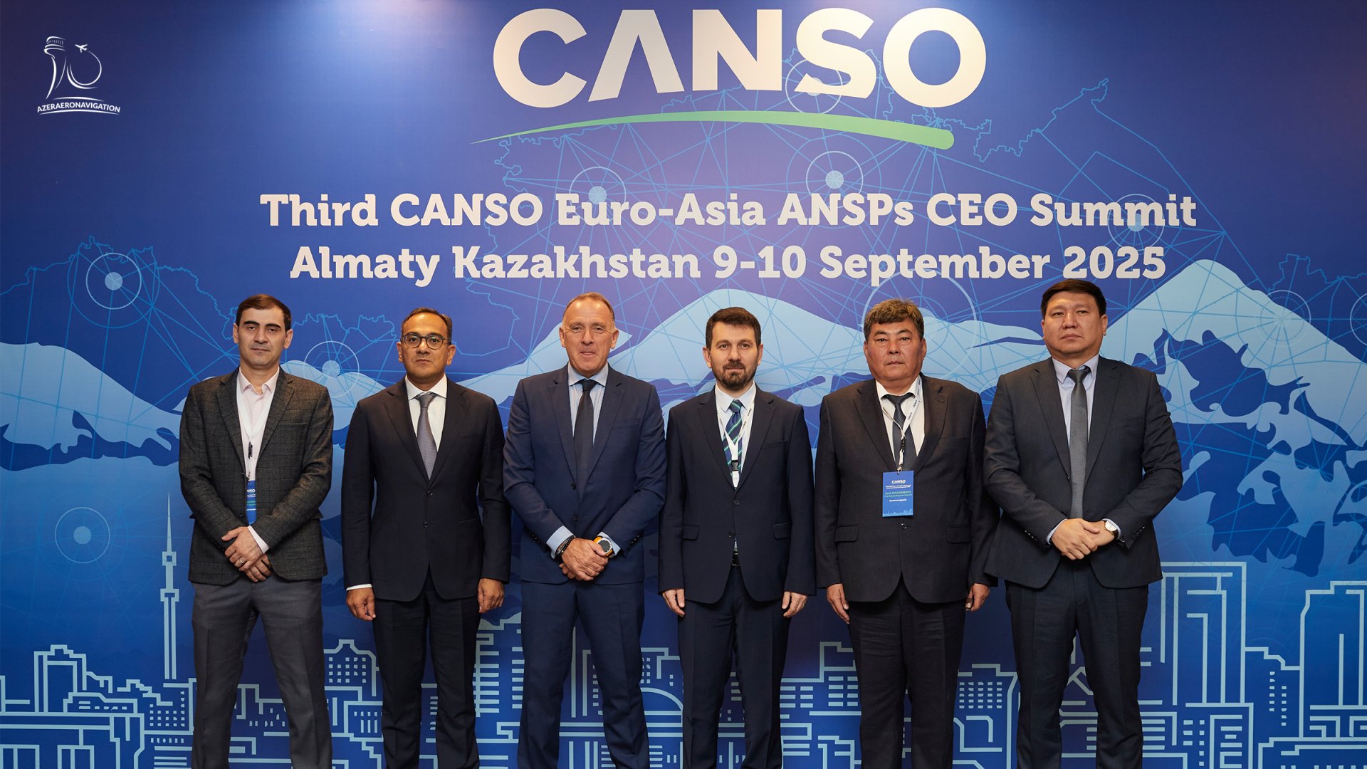 Azerbaijan's AZANS joins CANSO's 3rd summit of European and Asian air routing provider tops