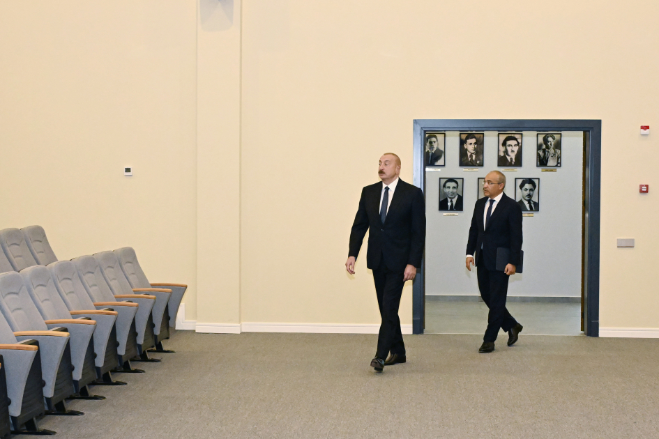 President Ilham Aliyev attends opening of Samad Vurgun Creativity House of the Writers’ Union (PHOTO/VIDEO)