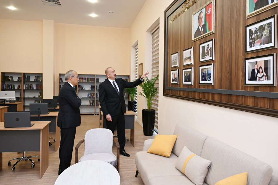 President Ilham Aliyev attends opening of Samad Vurgun Creativity House of the Writers’ Union (PHOTO/VIDEO)