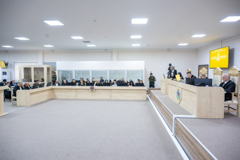 Documents regarding shelling of Azerbaijani territories from Armenia, killing of civilian Azerbaijanis presented in court (PHOTO)