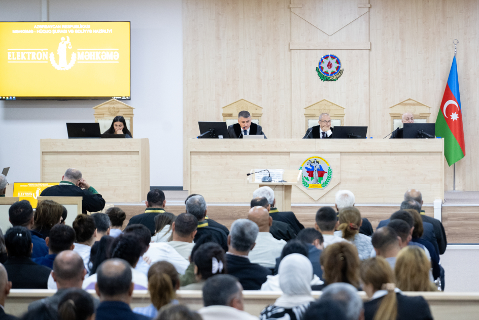 Documents regarding shelling of Azerbaijani territories from Armenia, killing of civilian Azerbaijanis presented in court (PHOTO)