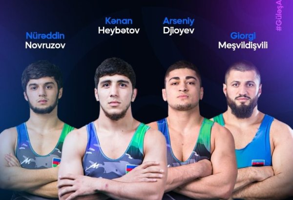 Azerbaijani wrestlers win first medals at Freestyle Wrestling Championships