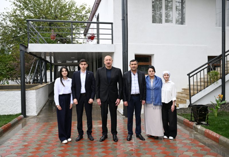 President Ilham Aliyev visits Hadrut settlement in Khojavend district (PHOTO/VIDEO)