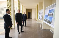 President Ilham Aliyev attends opening of mosque built in Hadrut settlement (PHOTO)