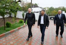 President Ilham Aliyev visits Hadrut settlement in Khojavend district (PHOTO)