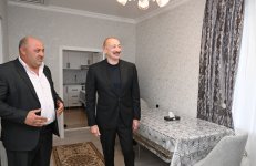 President Ilham Aliyev visites the Girmizi Bazar settlement in Khojavend district (PHOTO/VIDEO)
