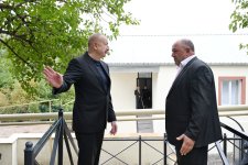 President Ilham Aliyev visites the Girmizi Bazar settlement in Khojavend district (PHOTO/VIDEO)