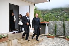 President Ilham Aliyev visites Sos village in Khojavand district (PHOTO)