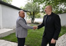 President Ilham Aliyev visits Shushakend village in Khojaly district (PHOTO)