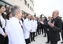 President Ilham Aliyev attends inauguration of Garabagh University Clinic and Faculty of Medicine and Health Sciences building (PHOTO)