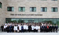 President Ilham Aliyev attends inauguration of Garabagh University Clinic and Faculty of Medicine and Health Sciences building (PHOTO)