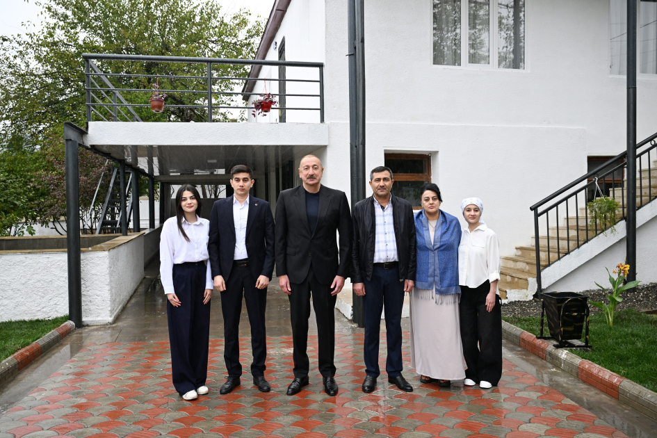 President Ilham Aliyev visits Hadrut settlement in Khojavend district (PHOTO)