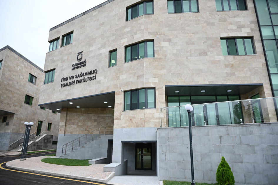 President Ilham Aliyev attends inauguration of Garabagh University Clinic and Faculty of Medicine and Health Sciences building (PHOTO)