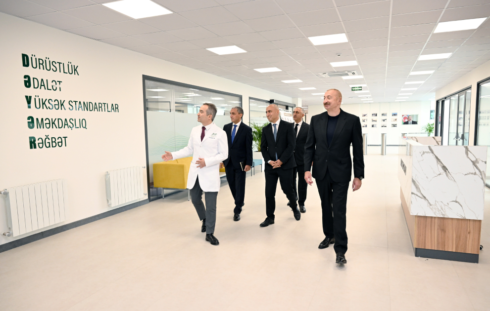 President Ilham Aliyev attends inauguration of Garabagh University Clinic and Faculty of Medicine and Health Sciences building (PHOTO)