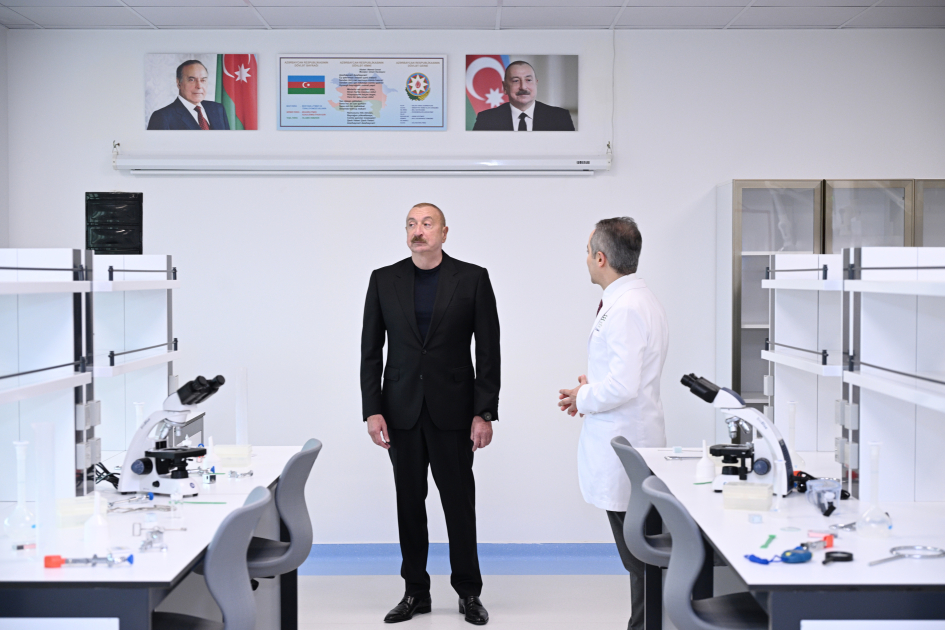 President Ilham Aliyev attends inauguration of Garabagh University Clinic and Faculty of Medicine and Health Sciences building (PHOTO)