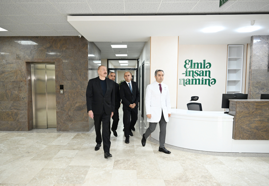 President Ilham Aliyev attends inauguration of Garabagh University Clinic and Faculty of Medicine and Health Sciences building (PHOTO)