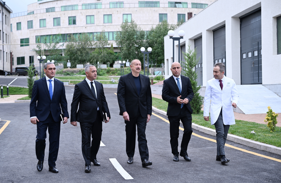 President Ilham Aliyev attends inauguration of Garabagh University Clinic and Faculty of Medicine and Health Sciences building (PHOTO)