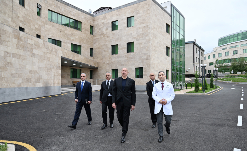 President Ilham Aliyev attends inauguration of Garabagh University Clinic and Faculty of Medicine and Health Sciences building (PHOTO)