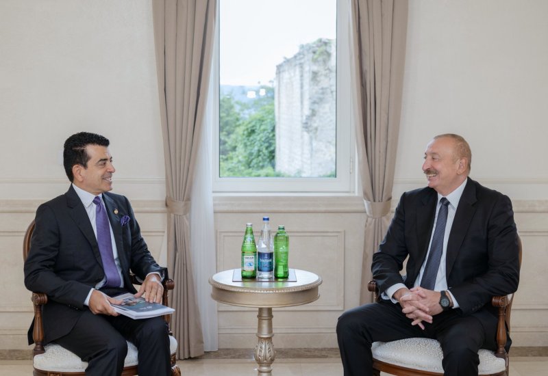 President Ilham Aliyev receives ICESCO Director General