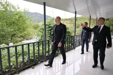 President Ilham Aliyev visits Badara village in Khojaly district (PHOTO)