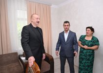 President Ilham Aliyev visits Badara village in Khojaly district (PHOTO)