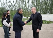 President Ilham Aliyev visits Dashbulag village in Khojaly district (PHOTO)