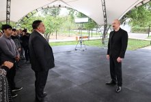 President Ilham Aliyev meets residents of Badara, Dashbulag, Seyidbeyli, and Shushakand villages of Khojaly (PHOTO)