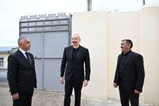 President Ilham Aliyev visits Seyidbeyli village in Khojaly district (PHOTO)