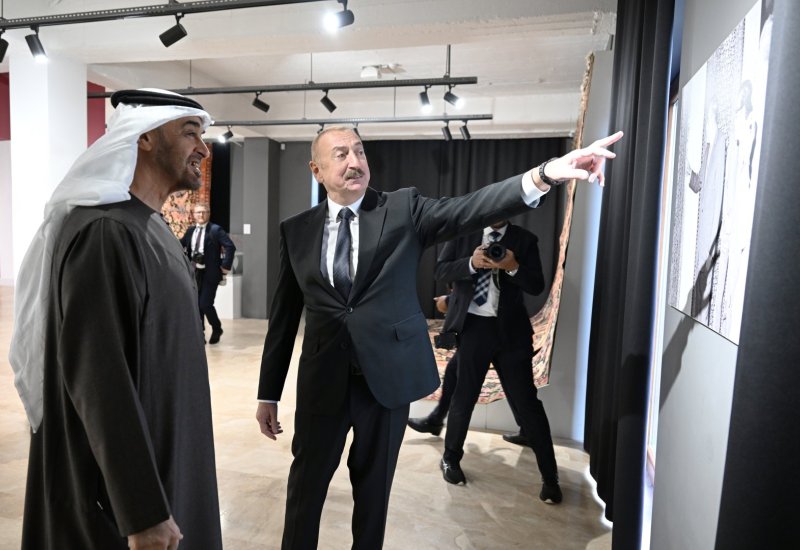 President Ilham Aliyev, UAE President visit Shusha branch of National Carpet Museum (PHOTO)