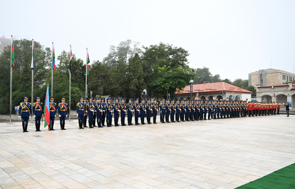 Shusha hosts official welcoming ceremony for President of United Arab Emirates (PHOTO)