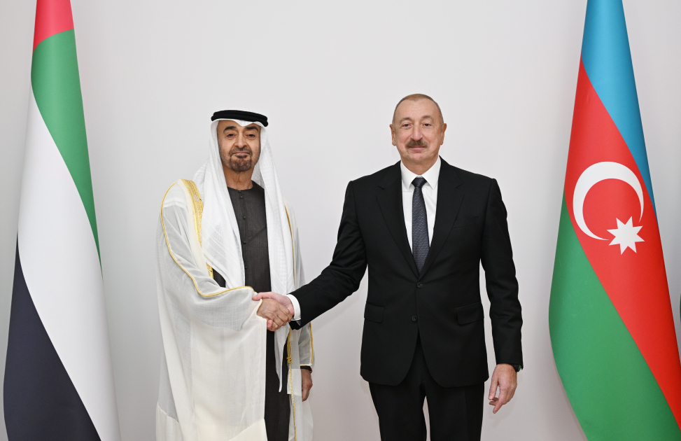 Shusha hosts official welcoming ceremony for President of United Arab Emirates (PHOTO)