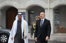 Shusha hosts official welcoming ceremony for President of United Arab Emirates (PHOTO)