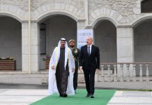 Shusha hosts official welcoming ceremony for President of United Arab Emirates (PHOTO)