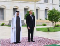 Shusha hosts official welcoming ceremony for President of United Arab Emirates (PHOTO)