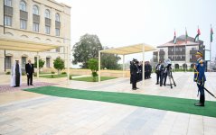 Shusha hosts official welcoming ceremony for President of United Arab Emirates (PHOTO)