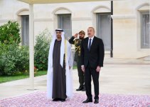 Shusha hosts official welcoming ceremony for President of United Arab Emirates (PHOTO)