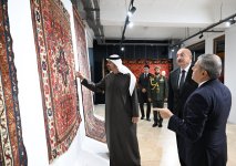President Ilham Aliyev, UAE President visit Shusha branch of National Carpet Museum (PHOTO)