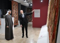 President Ilham Aliyev, UAE President visit Shusha branch of National Carpet Museum (PHOTO)