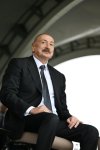 President Ilham Aliyev, UAE President watch Karabakh horses show at Jidir Duzu (PHOTO)