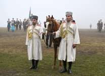 President Ilham Aliyev, UAE President watch Karabakh horses show at Jidir Duzu (PHOTO)