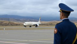 President of UAE arrives on official visit to Azerbaijan (PHOTO)