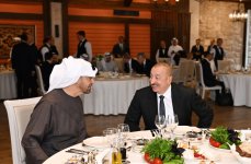 President Ilham Aliyev hosts official luncheon in honor of UAE President in Shusha (PHOTO)