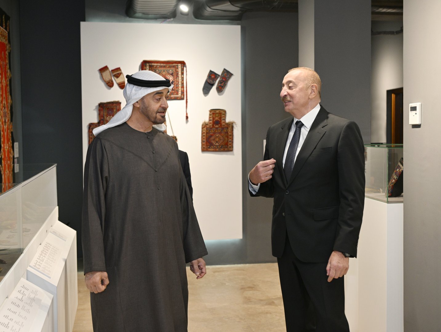 President Ilham Aliyev, UAE President visit Shusha branch of National Carpet Museum (PHOTO)