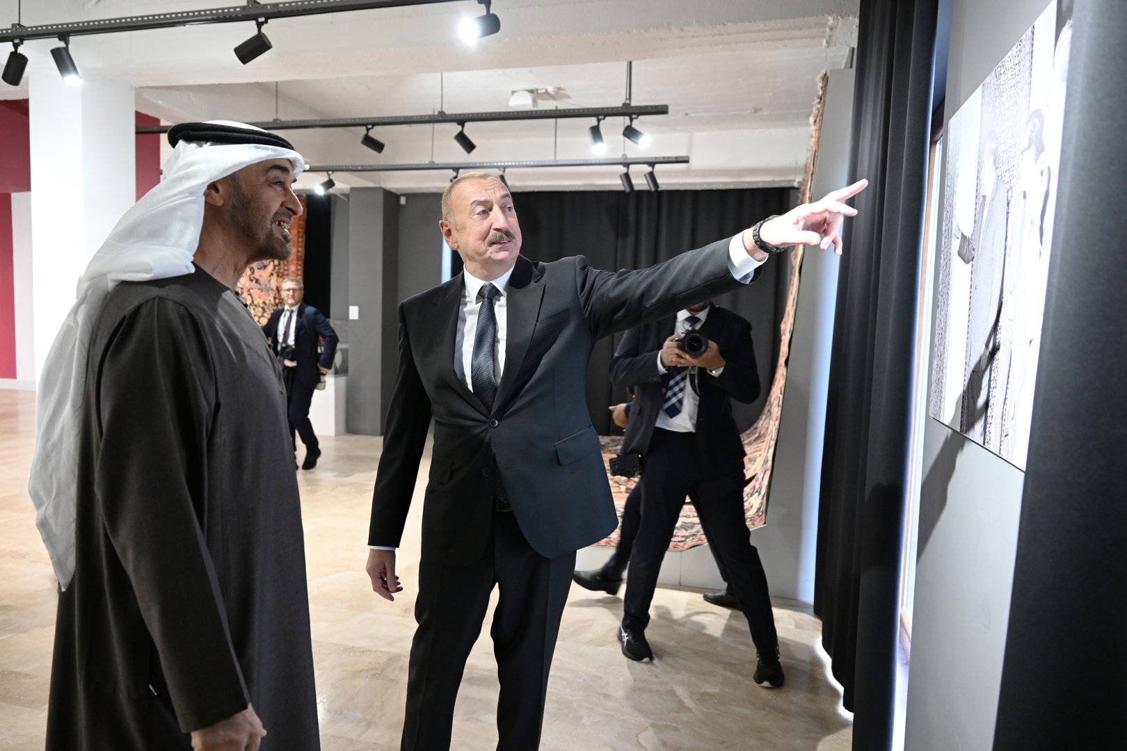 President Ilham Aliyev, UAE President visit Shusha branch of National Carpet Museum (PHOTO)