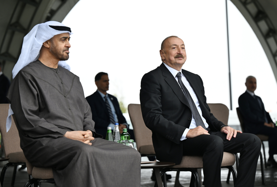 President Ilham Aliyev, UAE President watch Karabakh horses show at Jidir Duzu (PHOTO)