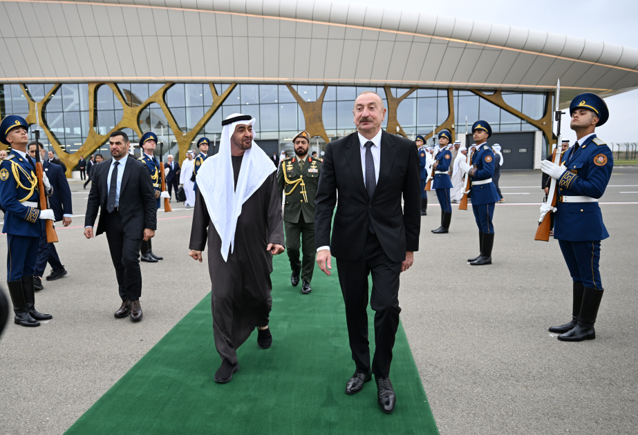 UAE President concludes his official visit to Azerbaijan (PHOTO)