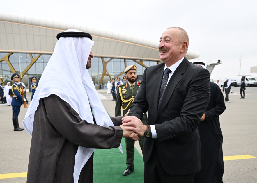 UAE President concludes his official visit to Azerbaijan (PHOTO)