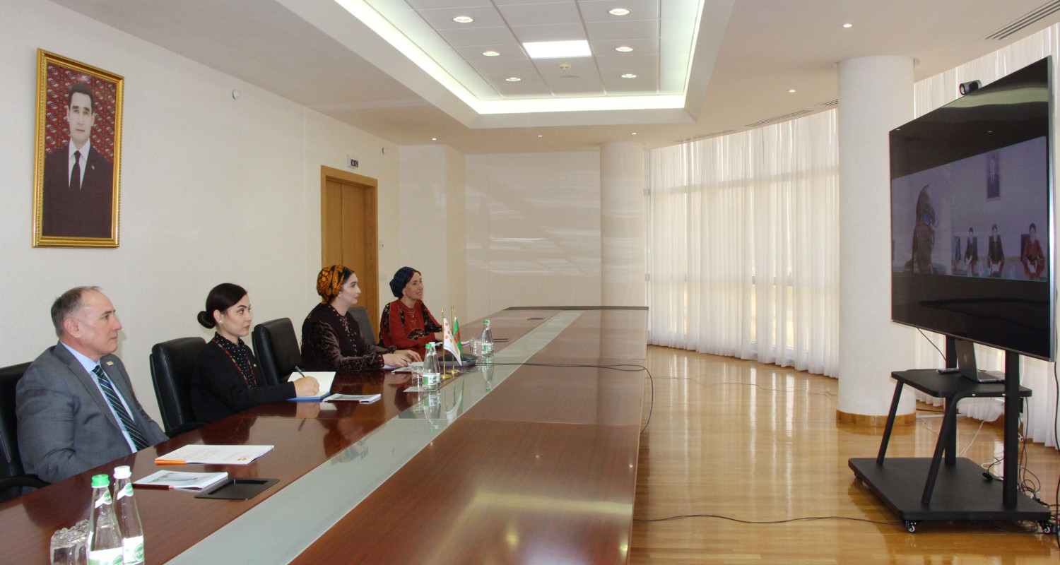 Turkmenistan holds strategic video conference with UNFPA on future co-op
