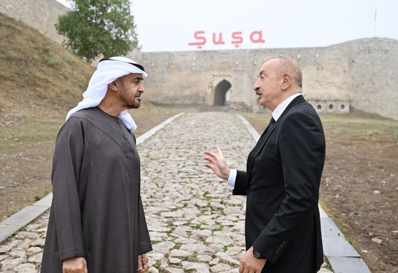 UAE President shares footage from his Azerbaijan visit (VIDEO)